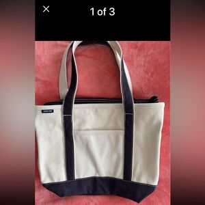 New Lands’ End 5 pockets medium tote bag with zipper